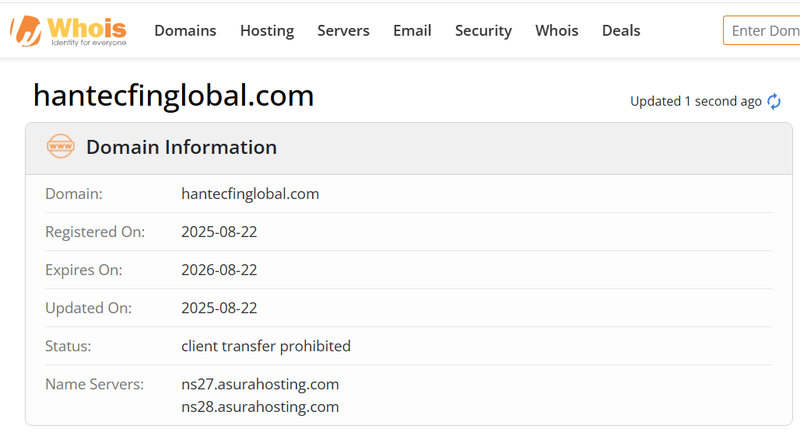 Whois Query Result