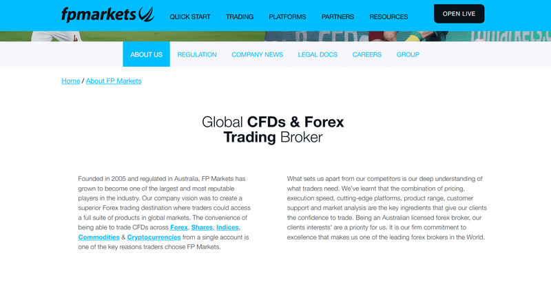 About FP Markets
