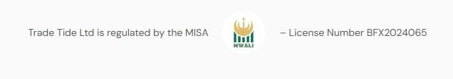 Savexa claims to be licensed and regulated by Mwali International Services Authority (M.I.S.A.)
