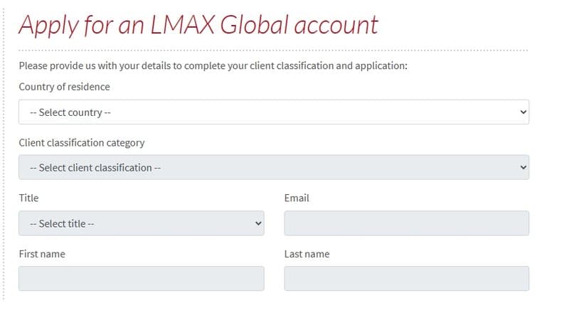 LMAX 账户注册3