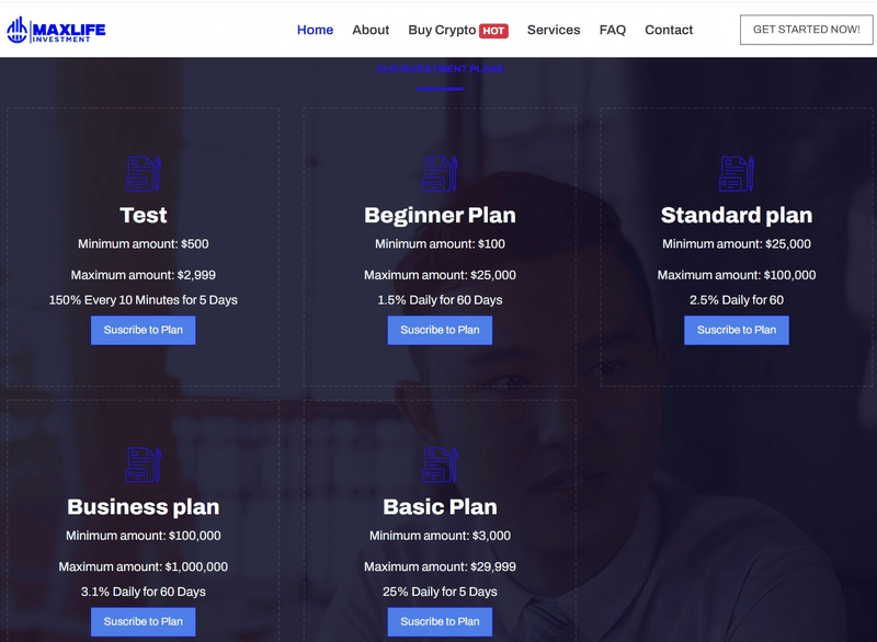 Investment Plan Details