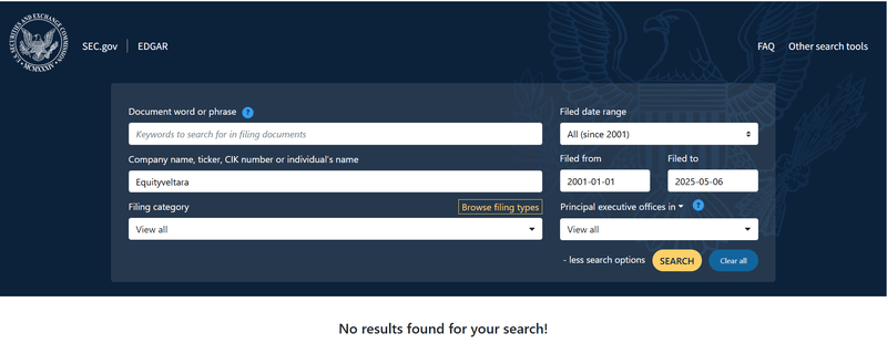 SEC Query Result