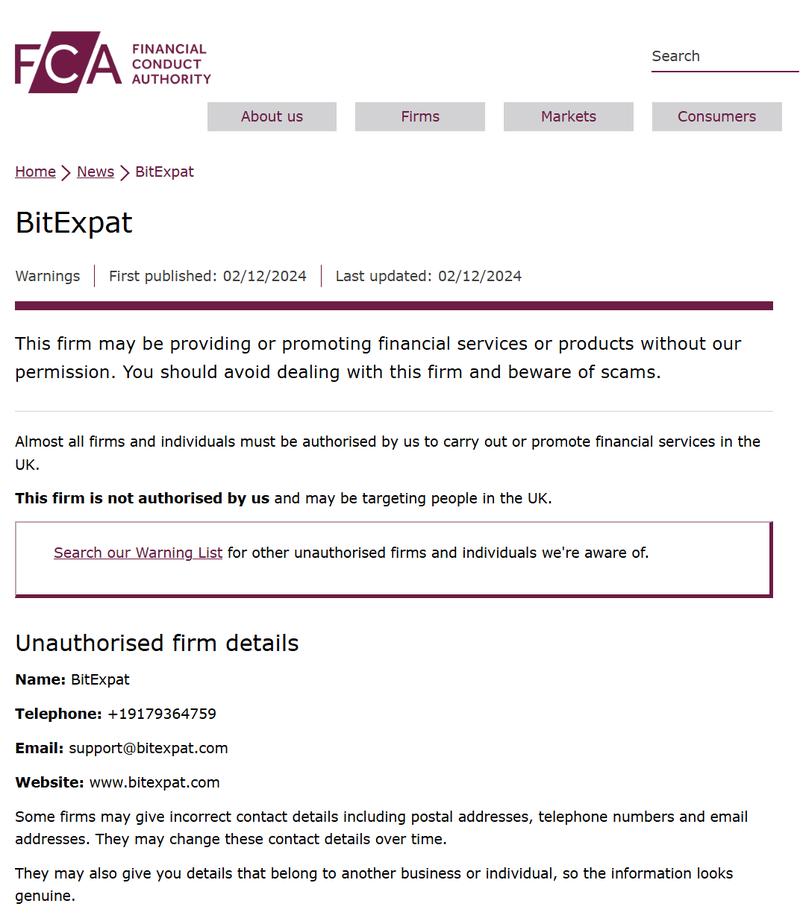 FCA Query Result