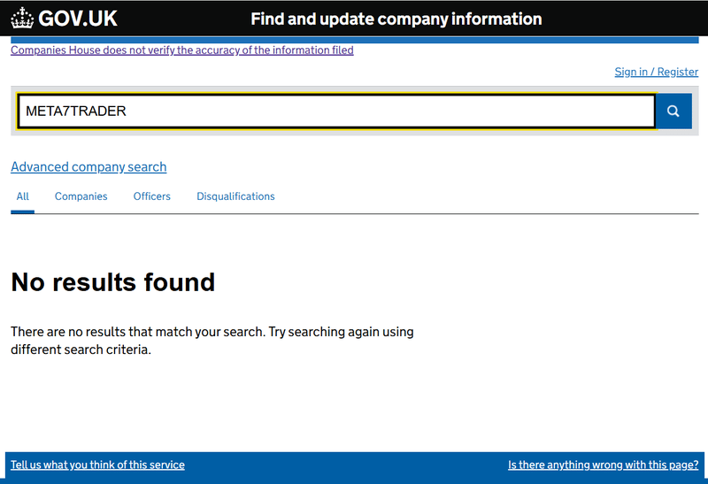 Companies House Query Result