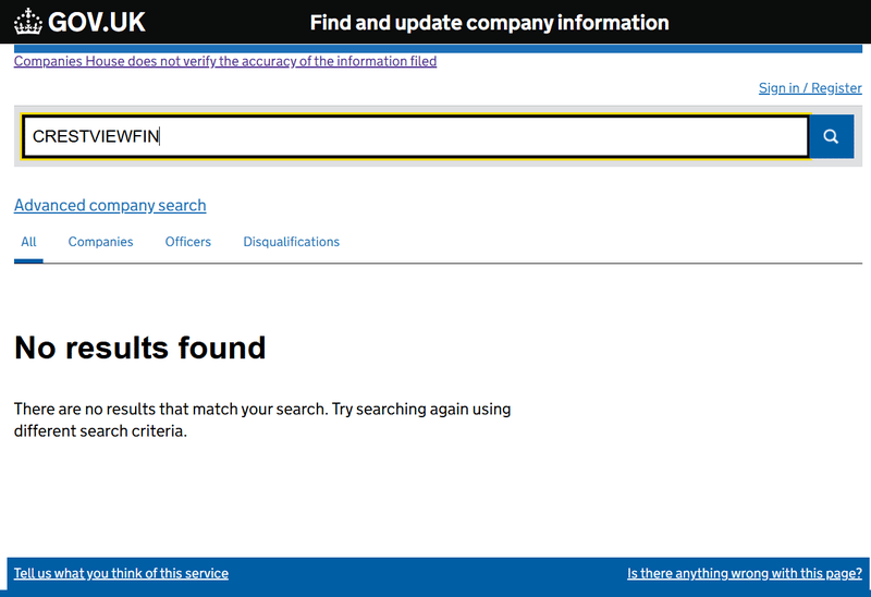 Companies House Query Result