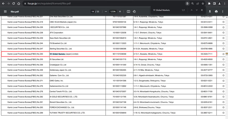 Official Website Showing Company Regulatory Information Inquiry3