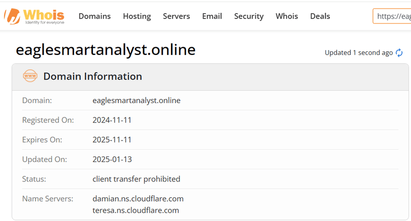 Whois Query Result