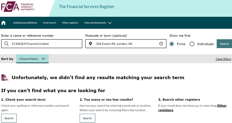 FCAAGEA Financial Limited