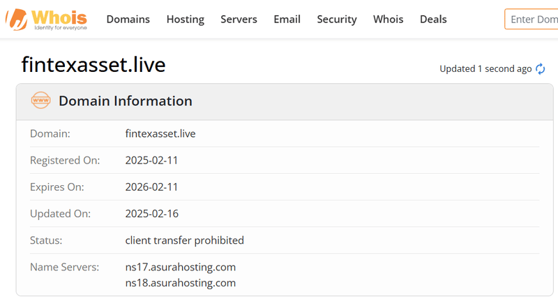 Whois Query Result