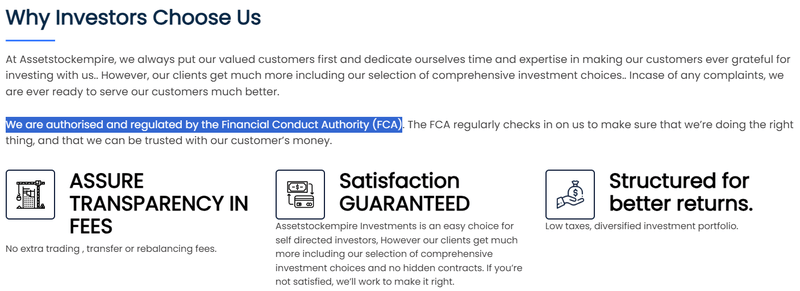 Regulación financiera según la web oficial