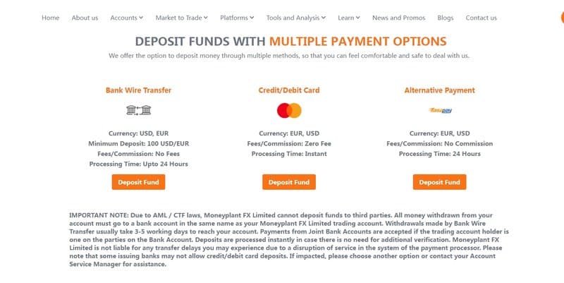deposit