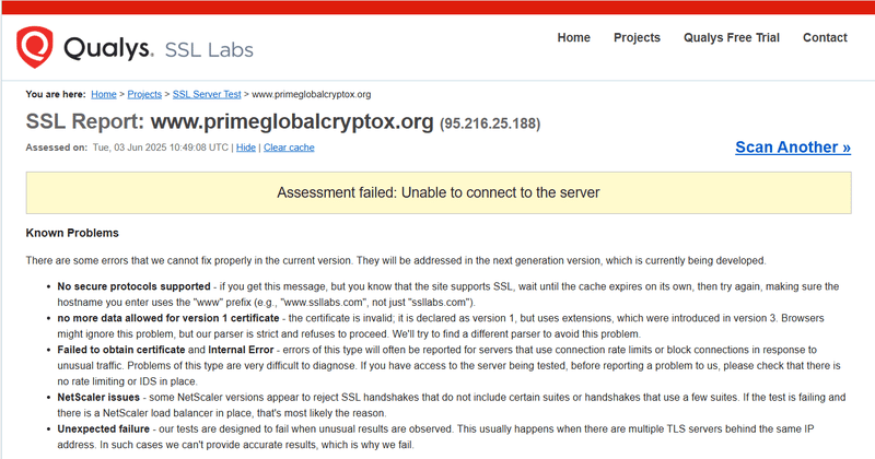 Qualys Query Result