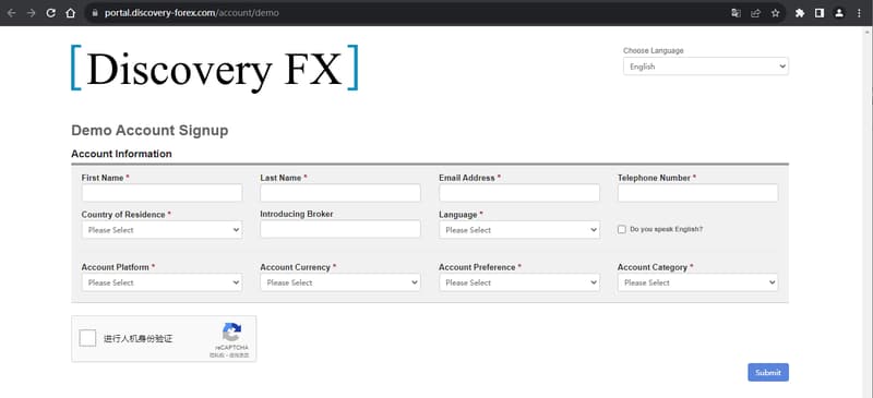 Official website shows account registration information 3