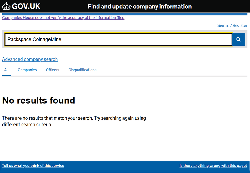 Companies House Query Result