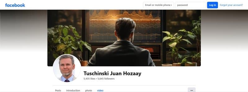 A social media user named Tuschinski Juan Hozaay