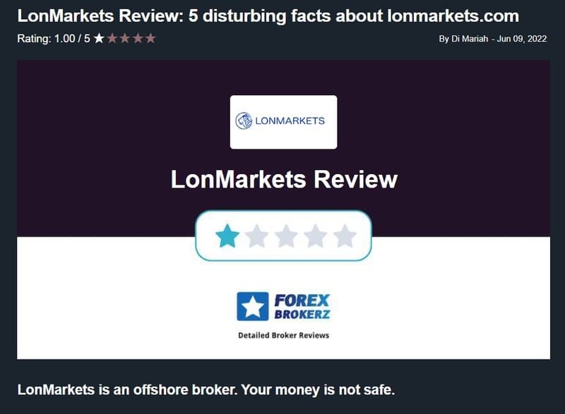 LONMARKETS的舆情1