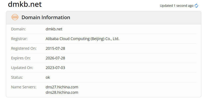 Electric Eel Express whois.com domain data