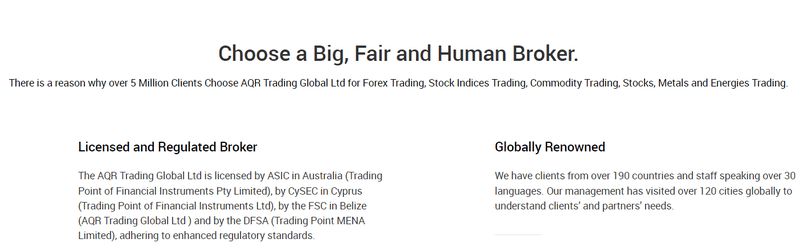 AQR Trading Global Ltd
