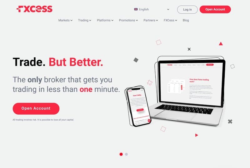 FXCess's official website