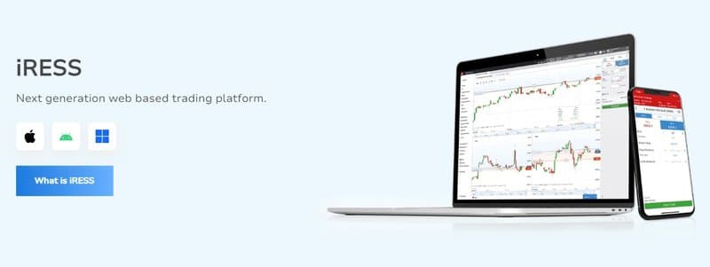 Iress Trading Tools Displayed on the TMGM Official Website