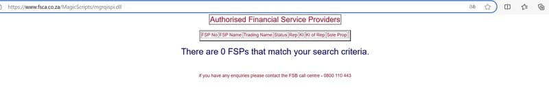moninex FSCA RESULT 2