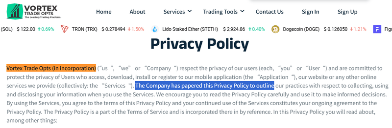 Privacy Policy