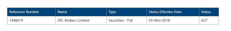 ATC Brokers CIMA search