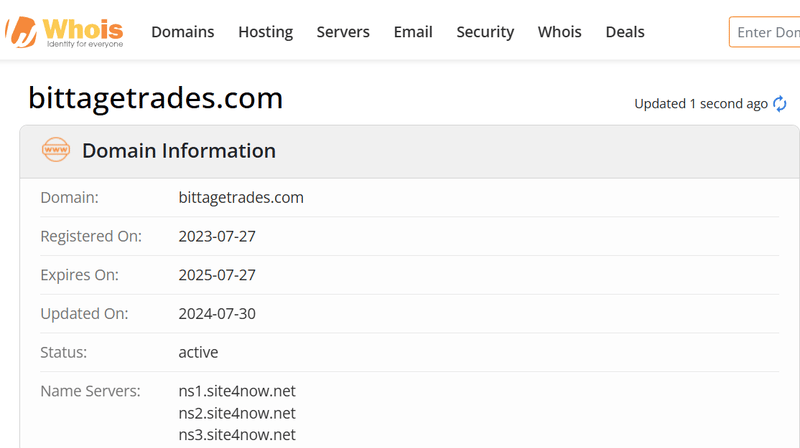 ผลการค้นหา Whois