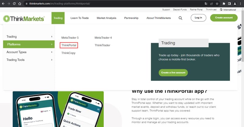 Official Website Showing Other Services Information1