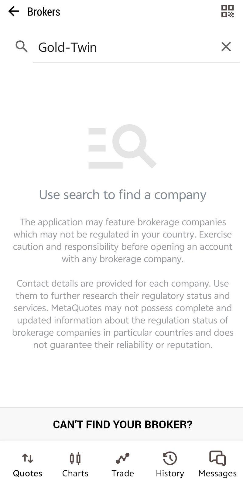 MT5 Query Result