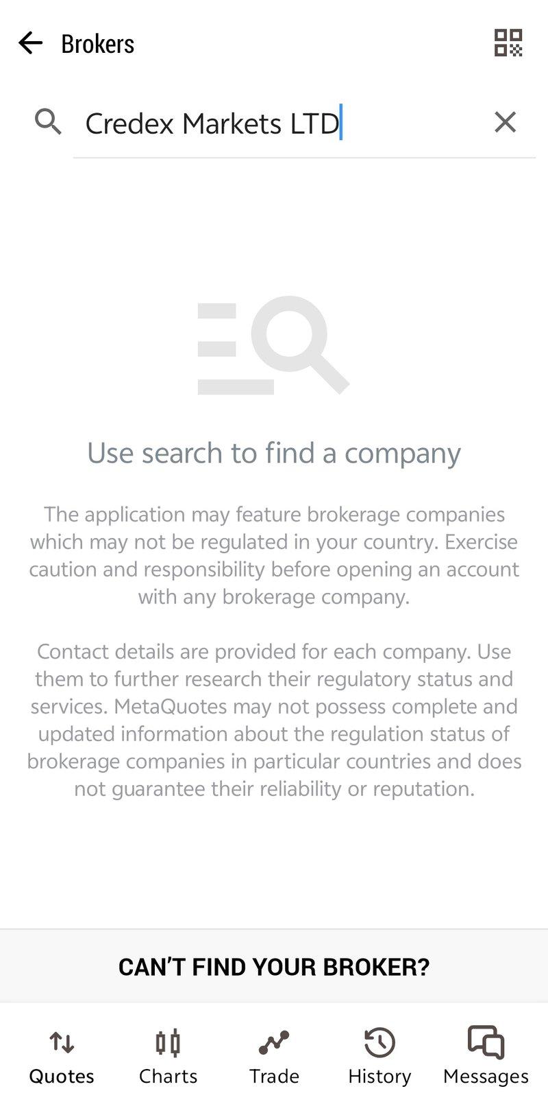 MT5 Query Result