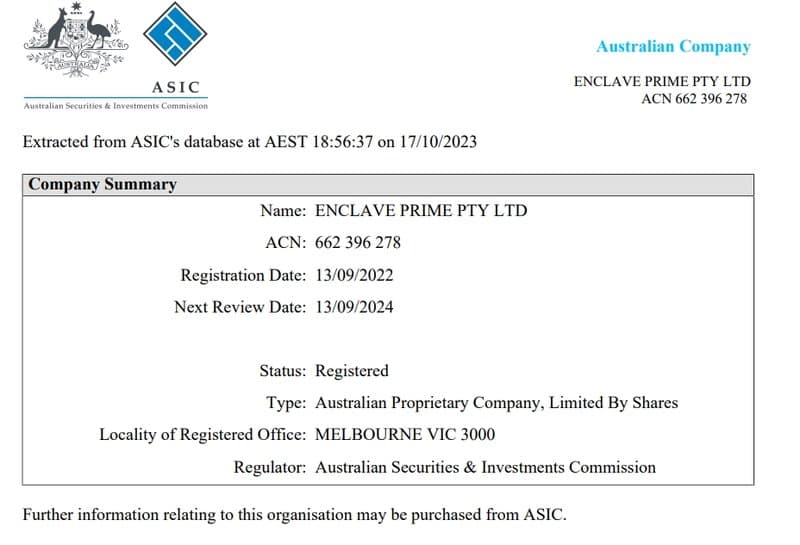 Registro de empresas en Australia