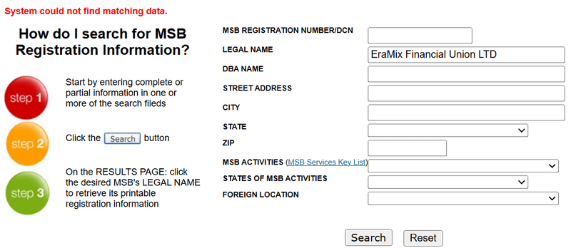 FinCEN MSB