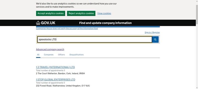 background of apexstocks LTD