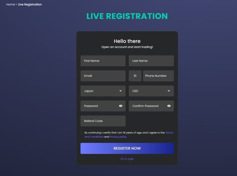 Mestieriplaza's Account Registration Process