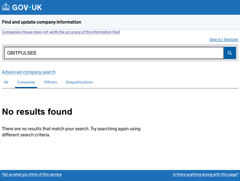 ผลการค้นหา Companies House