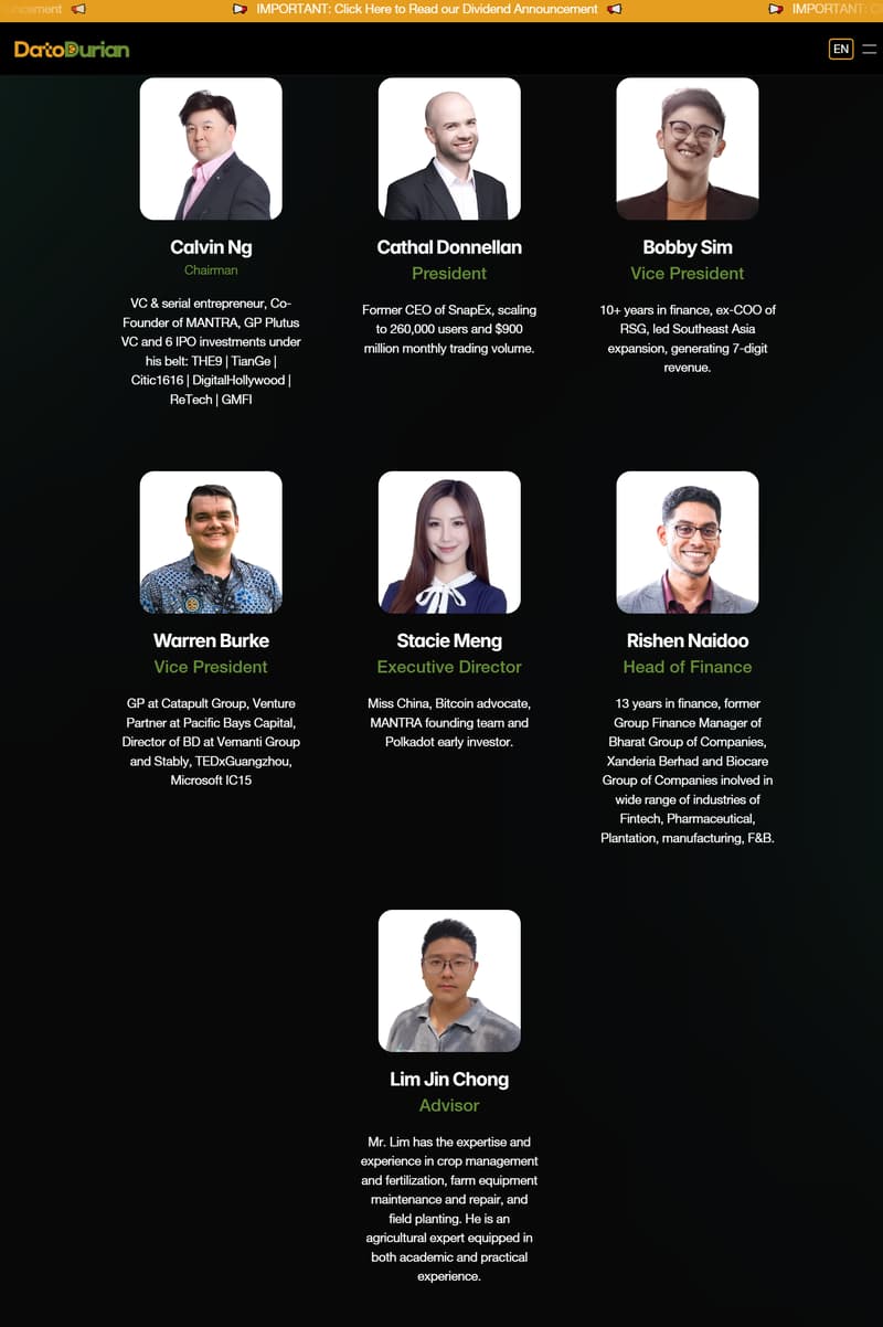 Team Information