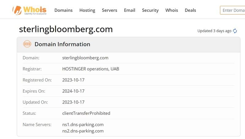 SterlingBloomberg&#x27;s Corporate Background