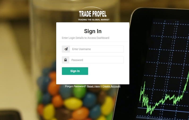 Account Registration Process of Trade Propel