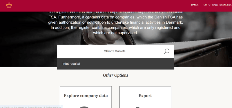สำนักงานกำกับการเงินเดนมาร์ก (Finanstilsynet)