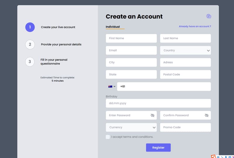 Registration Form