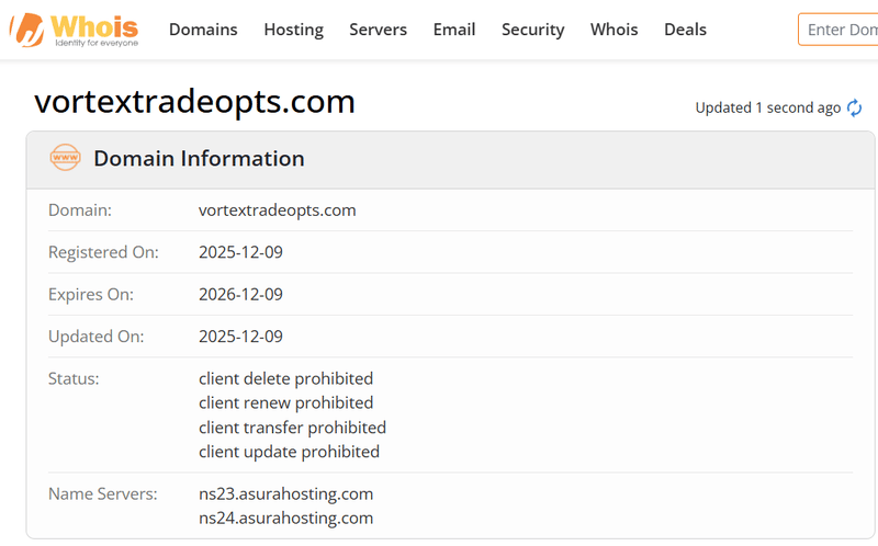Whois Query Result