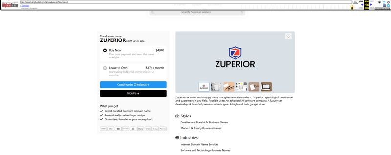 Zuperior wayback machine