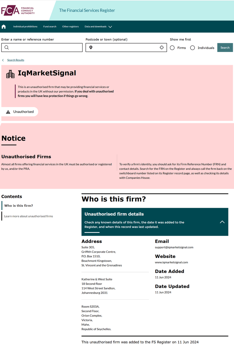 ผลการตรวจสอบ FCA