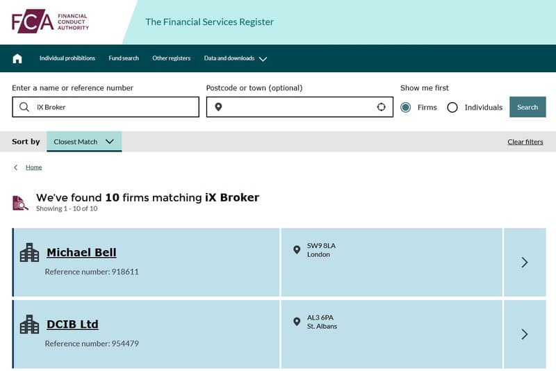 No information found on FCA