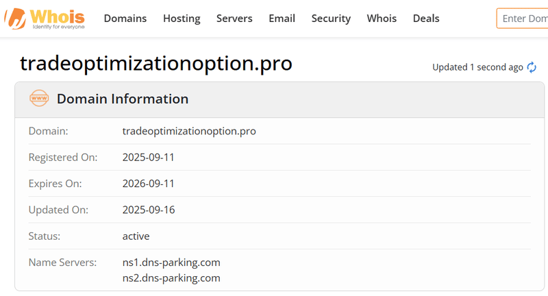 Whois Query Result