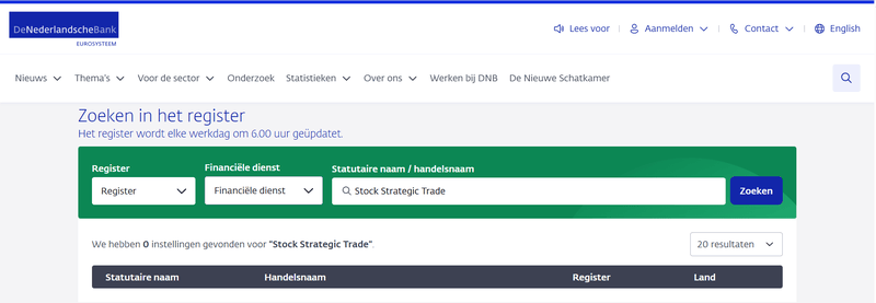 Resultado de consulta del DNB