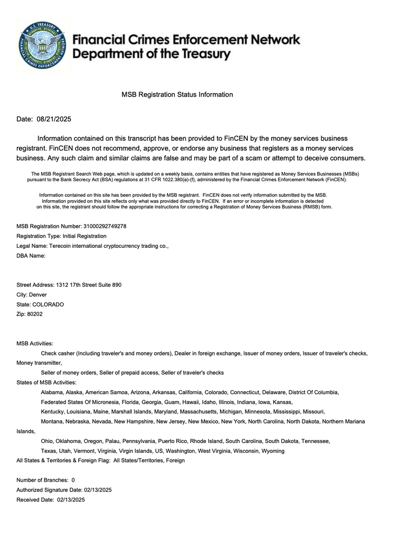 Is terecoin.com a Scam? Withdrawal Issues, Fake Profits & Risk Signs