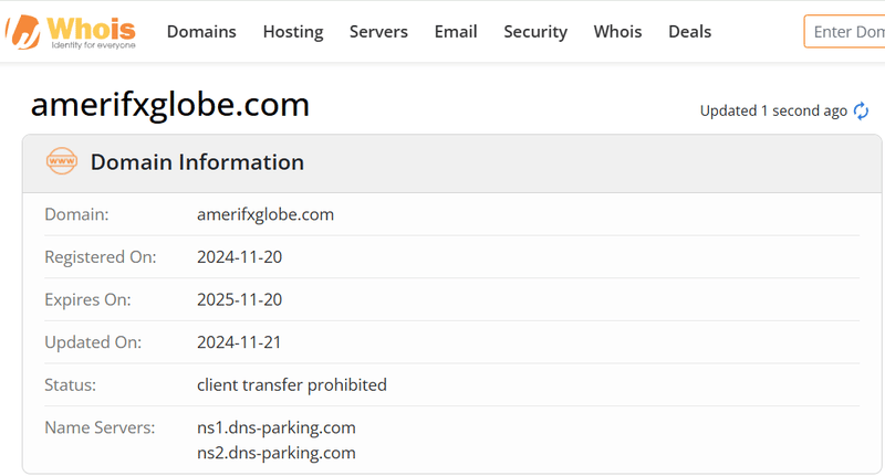 ผลการค้นหา Whois