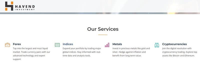 Havend's Trading Products